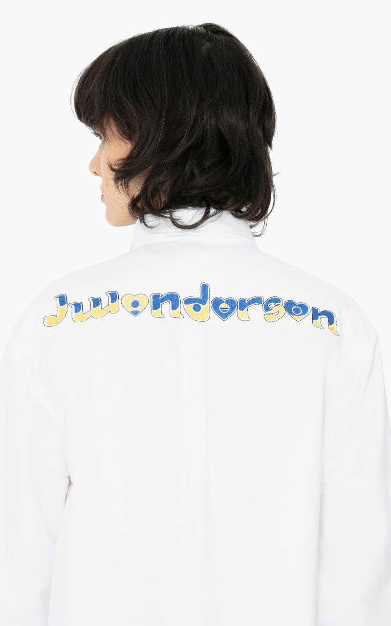 JW Anderson RH Chest And Back Embroidery Shirt White