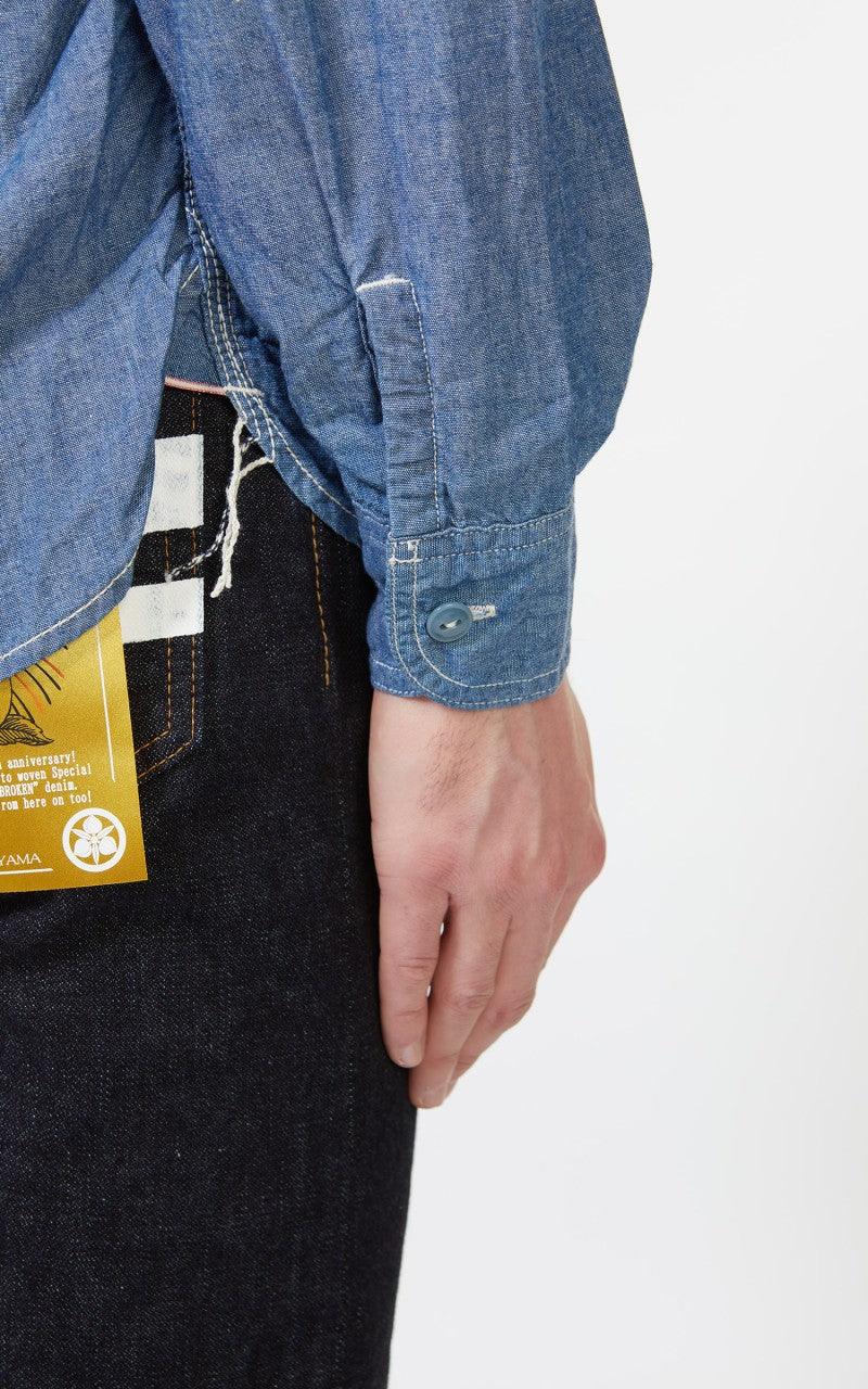 Momotaro Jeans SJ091 Chambray Shirt Indigo