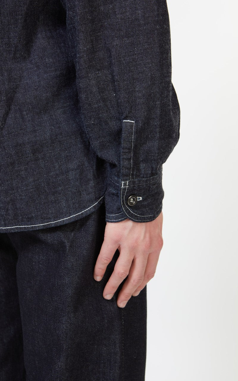 Momotaro Jeans SJ091D Selvedge Denim Work Shirt GTB