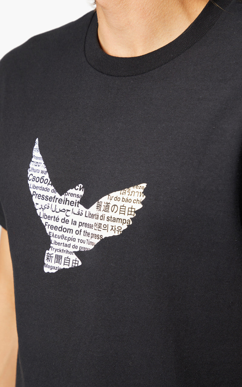 Sneeze Free Press Dove Tee Black