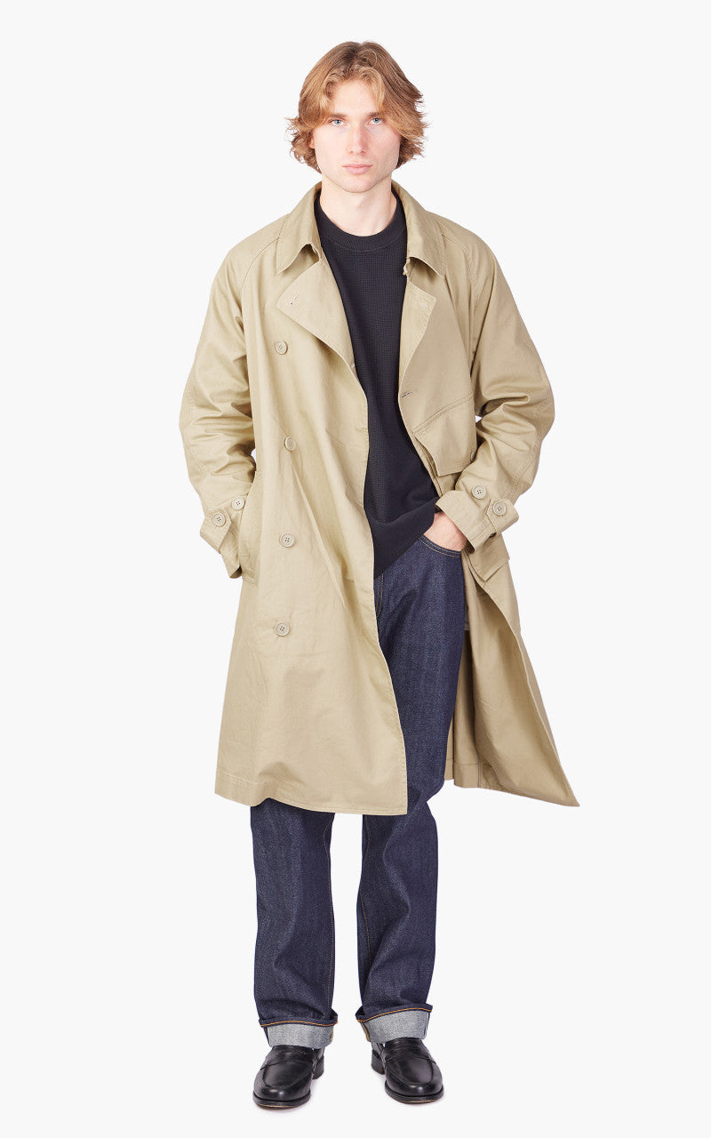 Snow Peak TAKIBI Chino Trench Coat Beige