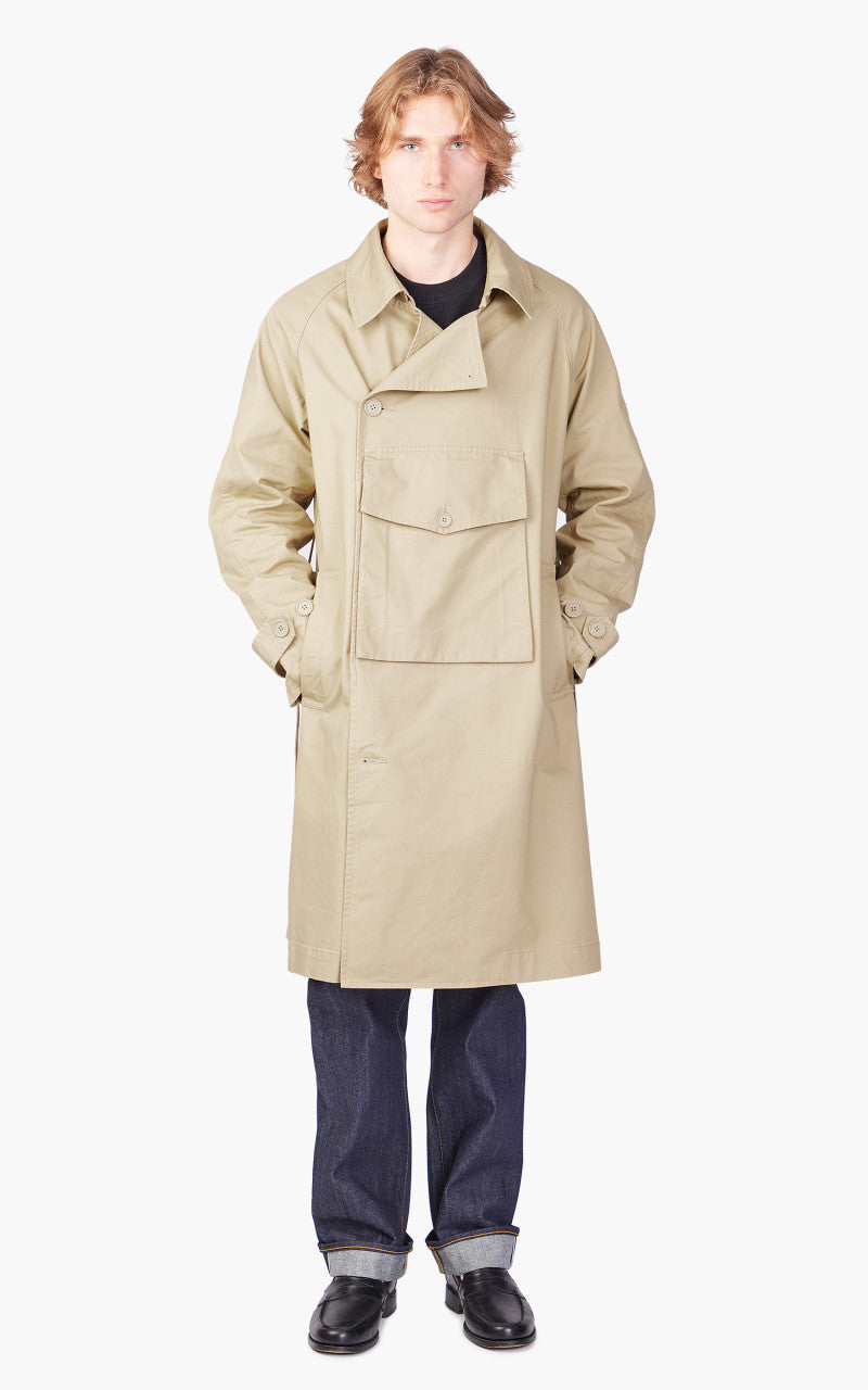 Snow Peak TAKIBI Chino Trench Coat Beige