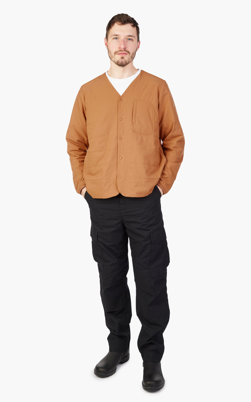 Snow Peak Flexible Insulated Cardigan Brown