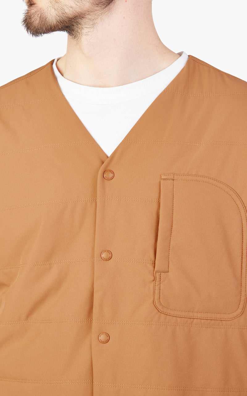 Snow Peak Flexible Insulated Cardigan Brown