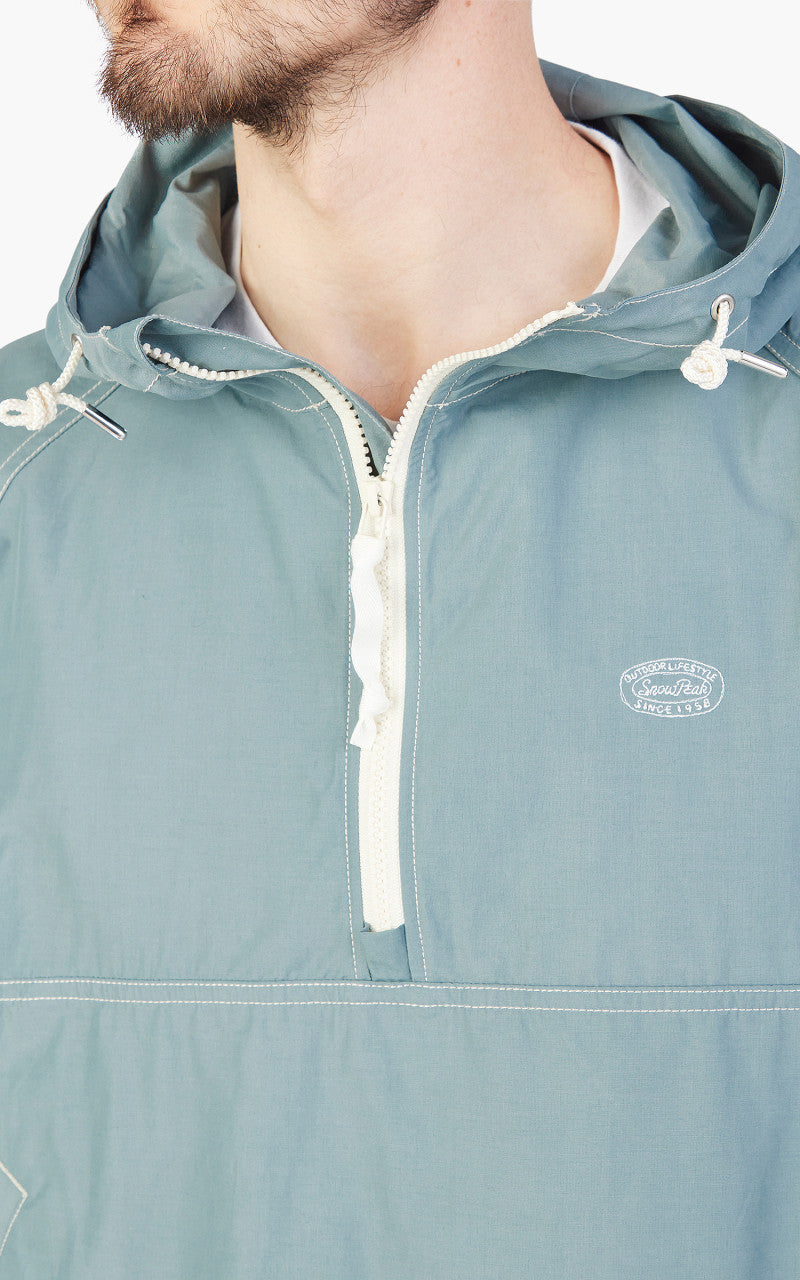 Snow Peak Light Mountain Cloth Parka Blue