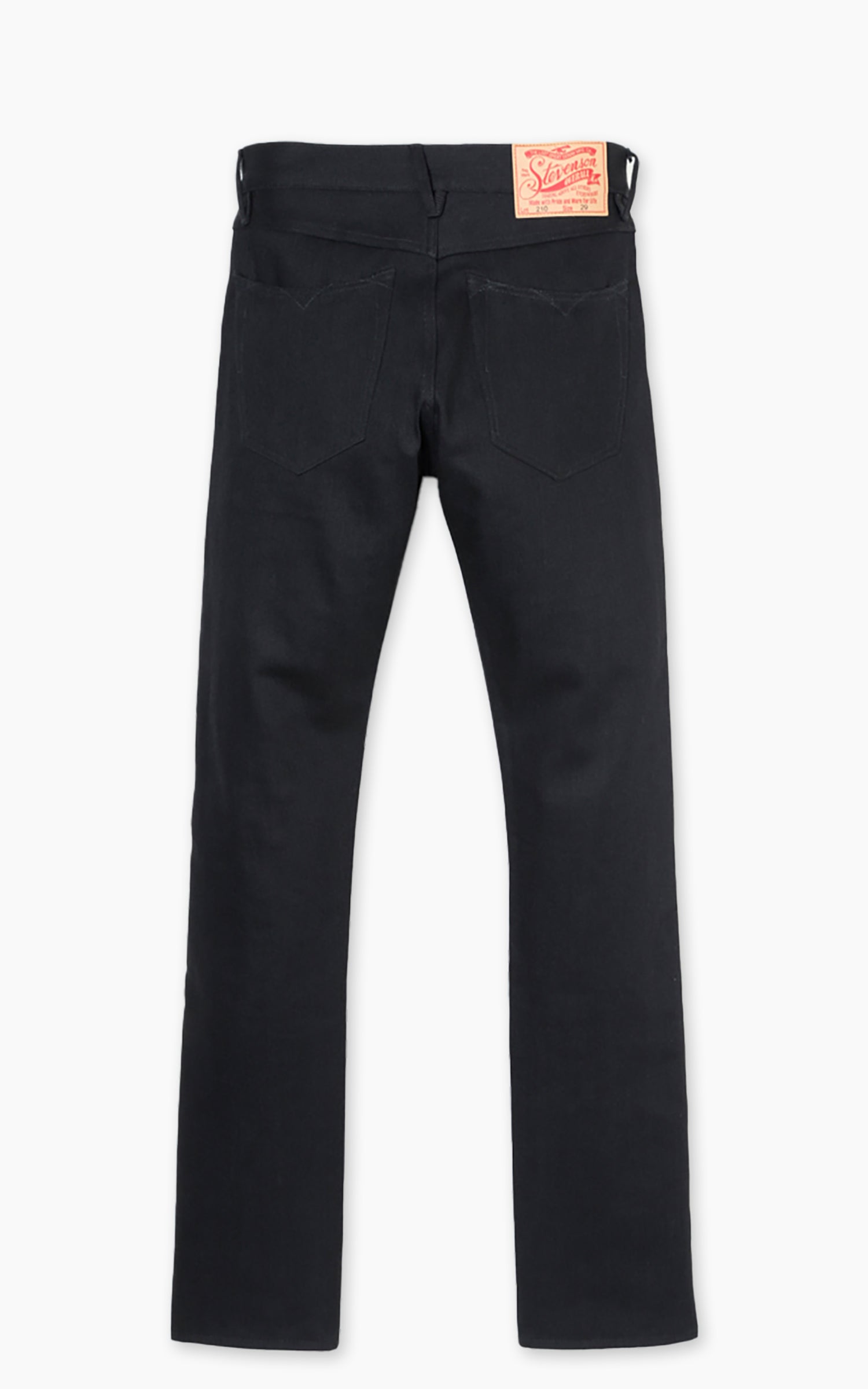 Stevenson Overall Co. Big Sur Jeans Selvedge Unwashed Solid Black