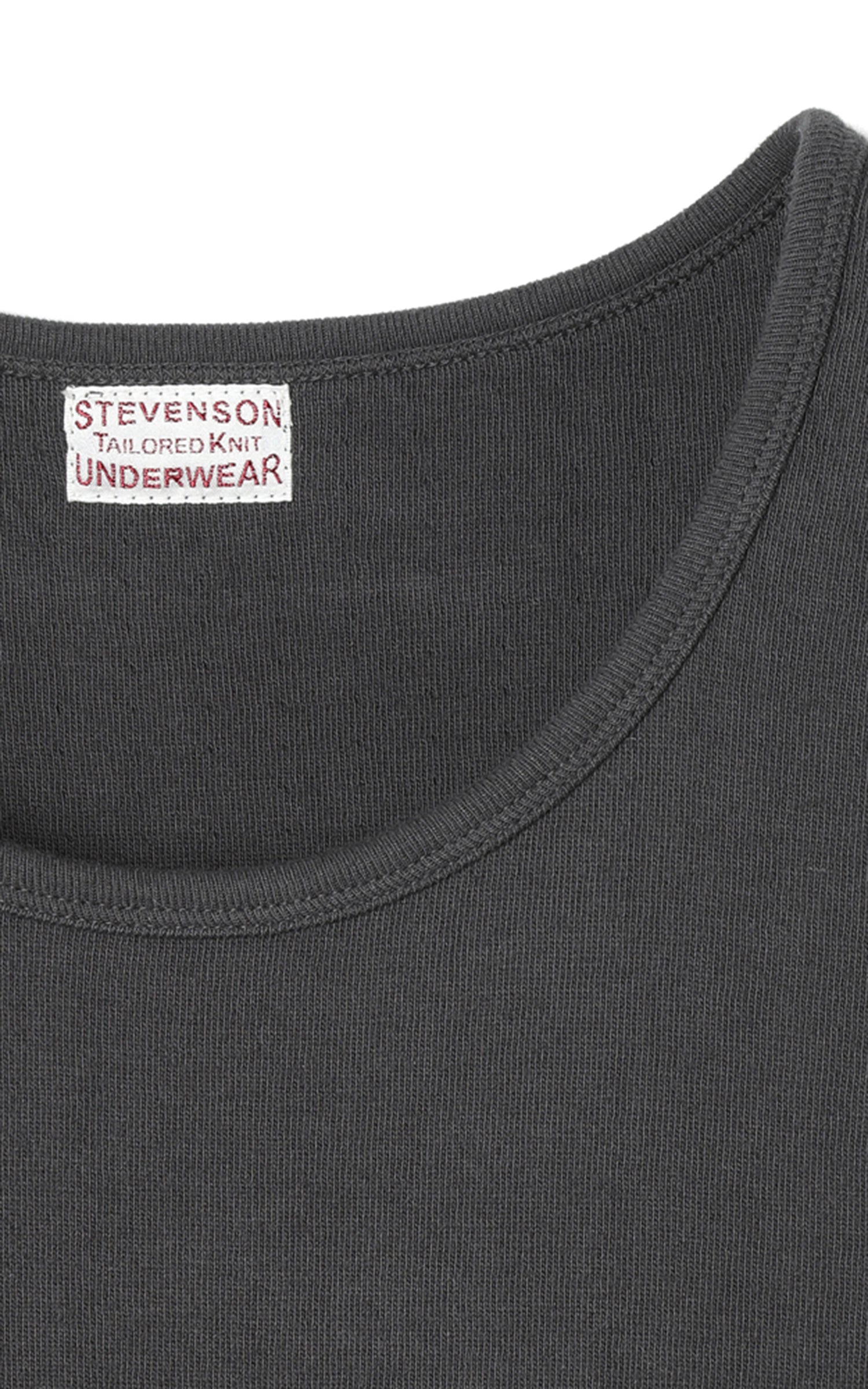 Stevenson Overall Co. DualComfort Cotton Tank Charcoal