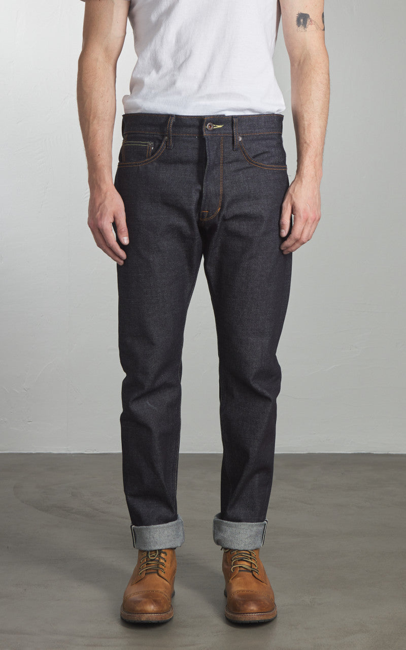 Railcar Fine Goods Spikes X100 Tapered Japanese Selvedge Indigo 15oz