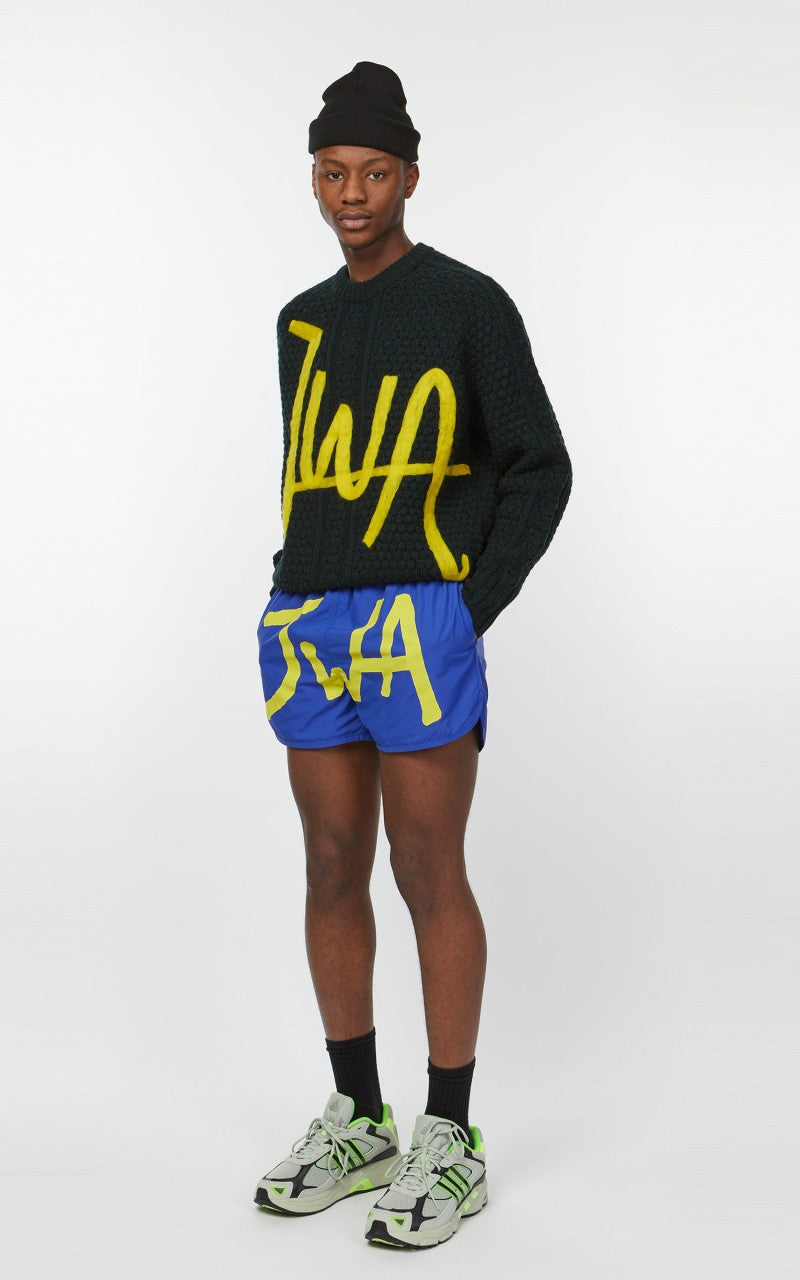 JW Anderson JWA Logo Swimshorts Blue/Green