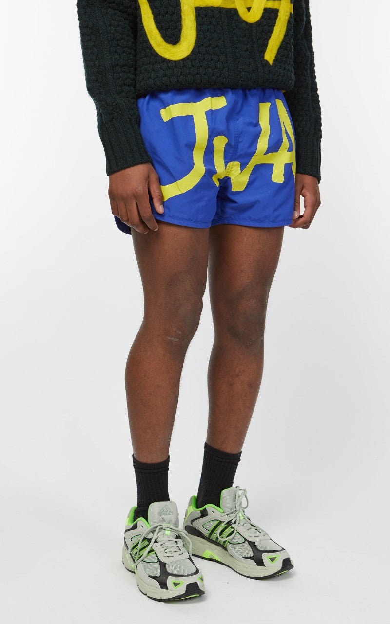 JW Anderson JWA Logo Swimshorts Blue/Green