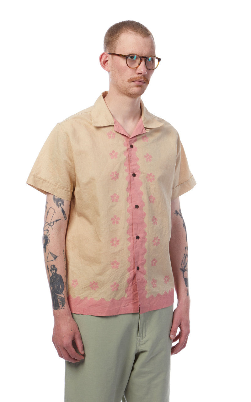 3sixteen Vacation Shirt Studio Floral Pink/Natural