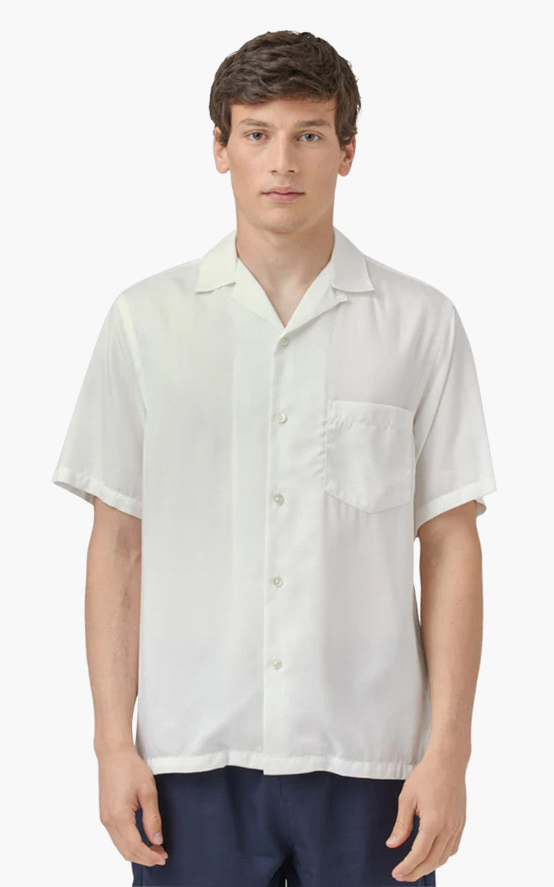 Portuguese Flannel Dogtown Shirt Off White