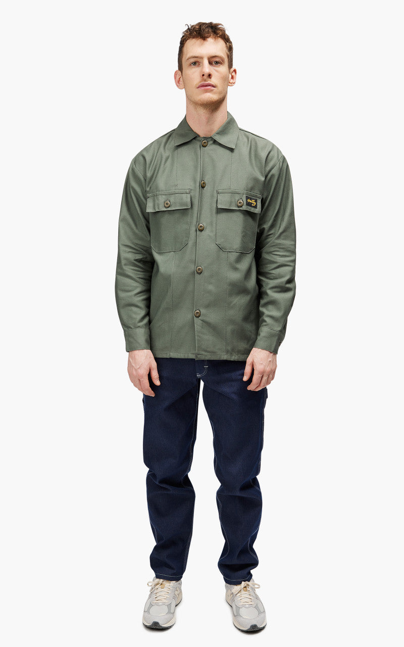 Stan Ray CPO 2 Pocket Shirt Olive Sateen