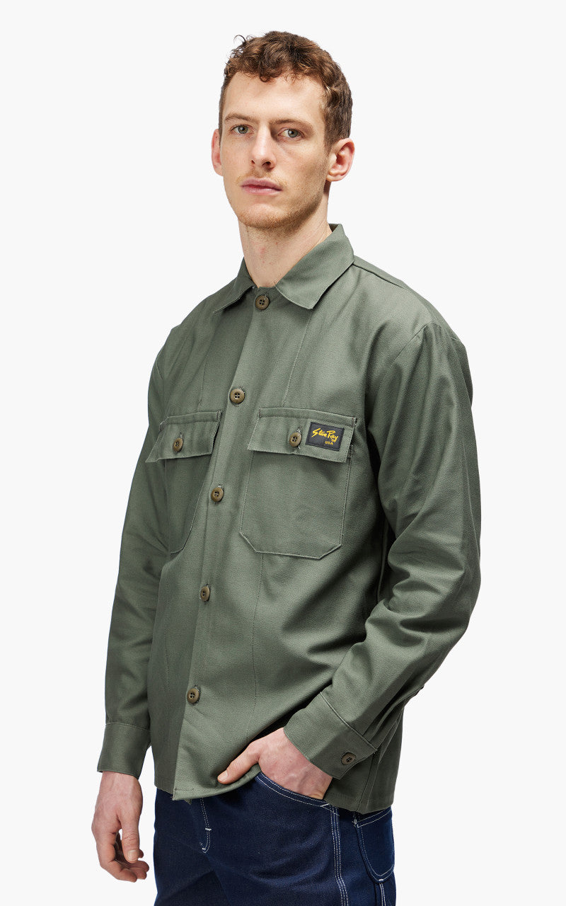 Stan Ray CPO 2 Pocket Shirt Olive Sateen