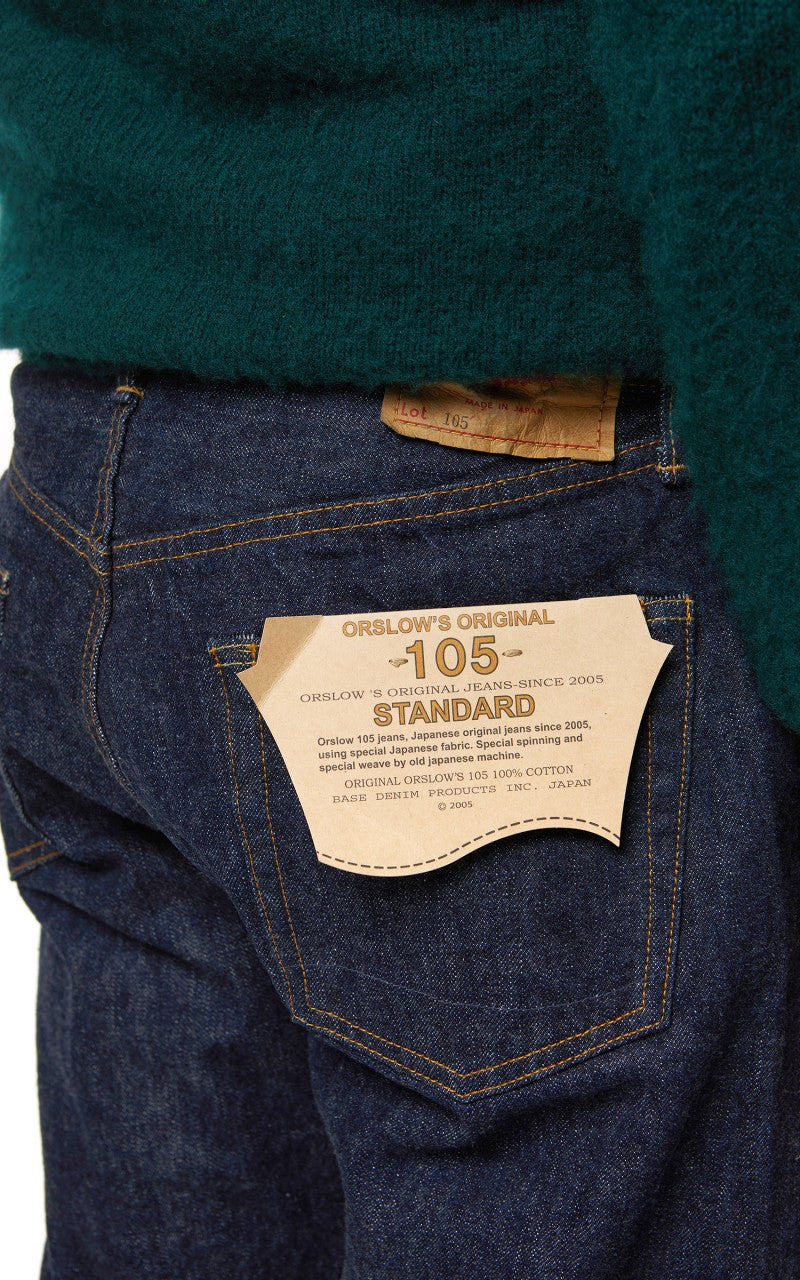 OrSlow Standard Fit Jeans 105 One Wash Indigo