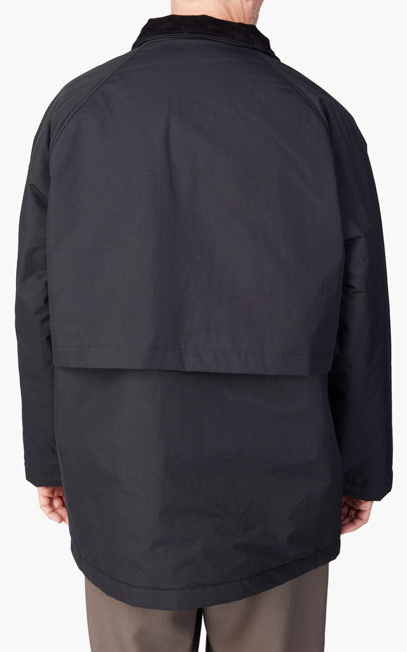 Still By Hand Padded Half Coat Black