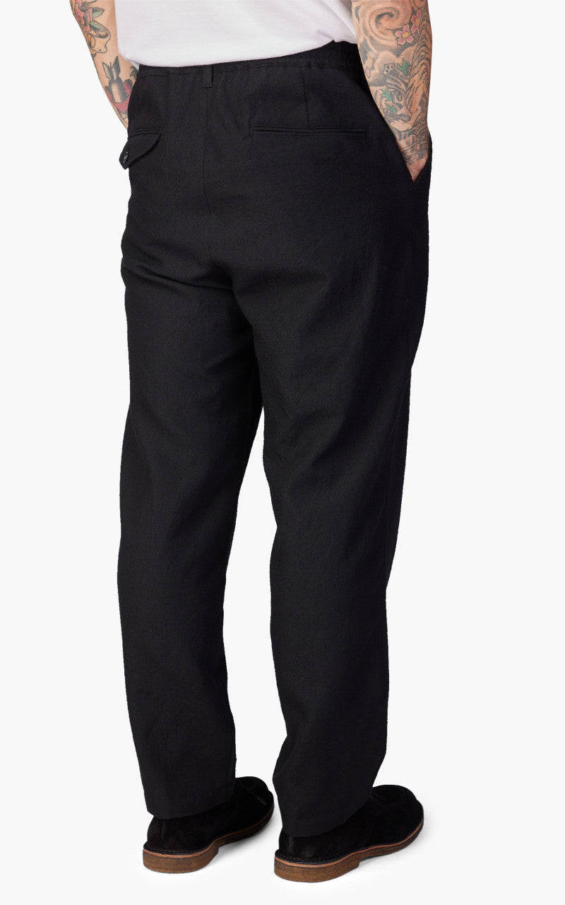 Still By Hand Shetland Wool Pants Black