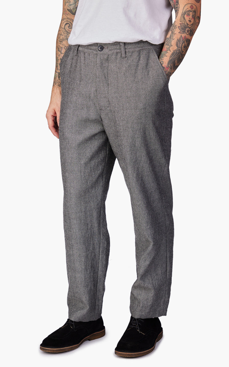 Still By Hand Shetland Wool Pants Grey