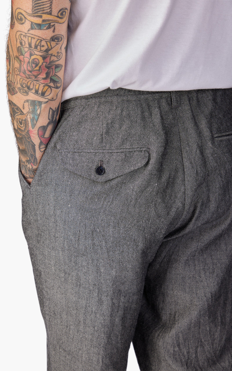Still By Hand Shetland Wool Pants Grey