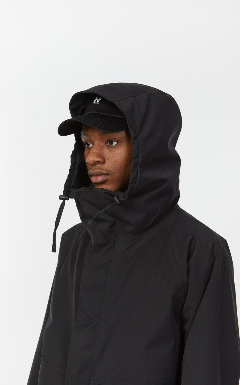 美品 nanamica 2L GORE-TEX Cruiser Jacket 黒 Nanamica | 2L Nylon Gore-Tex Cruiser Jacket- Black – Eames NW