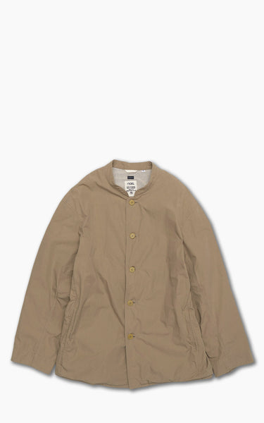 nanamica band collar jacket L ベージュ nanamica Band Collar Weather Cloth Jacket Taupe – LESS 17