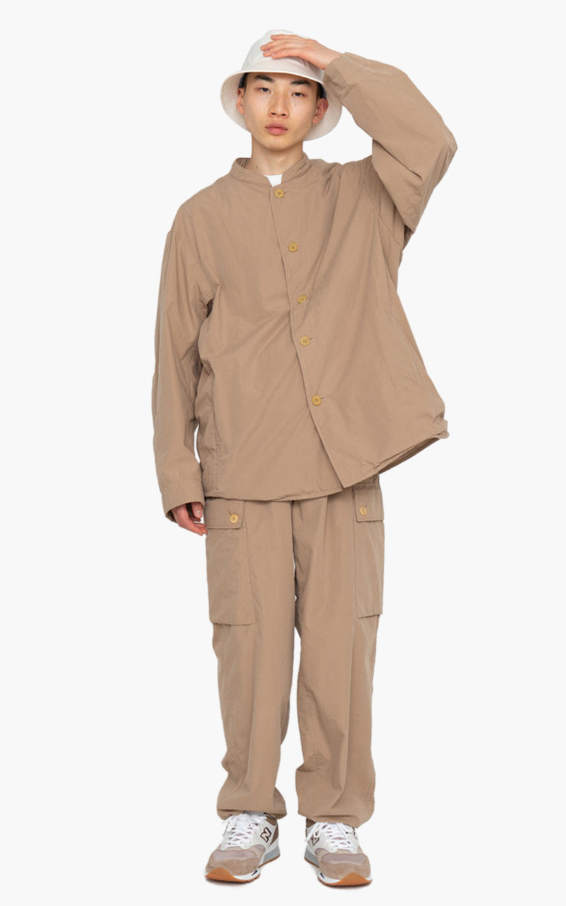 Nanamica Band Collar Jacket Camel