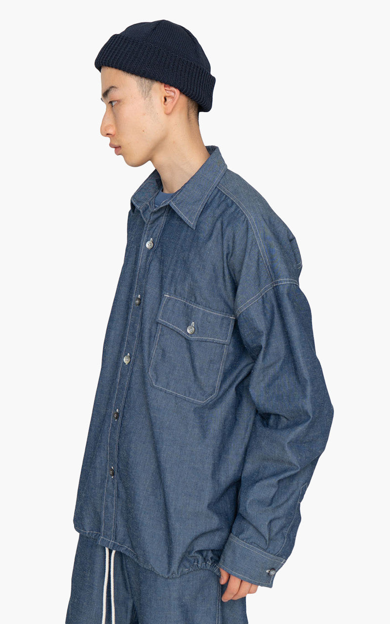 Nanamica Chambray CPO Shirt Jacket Indigo
