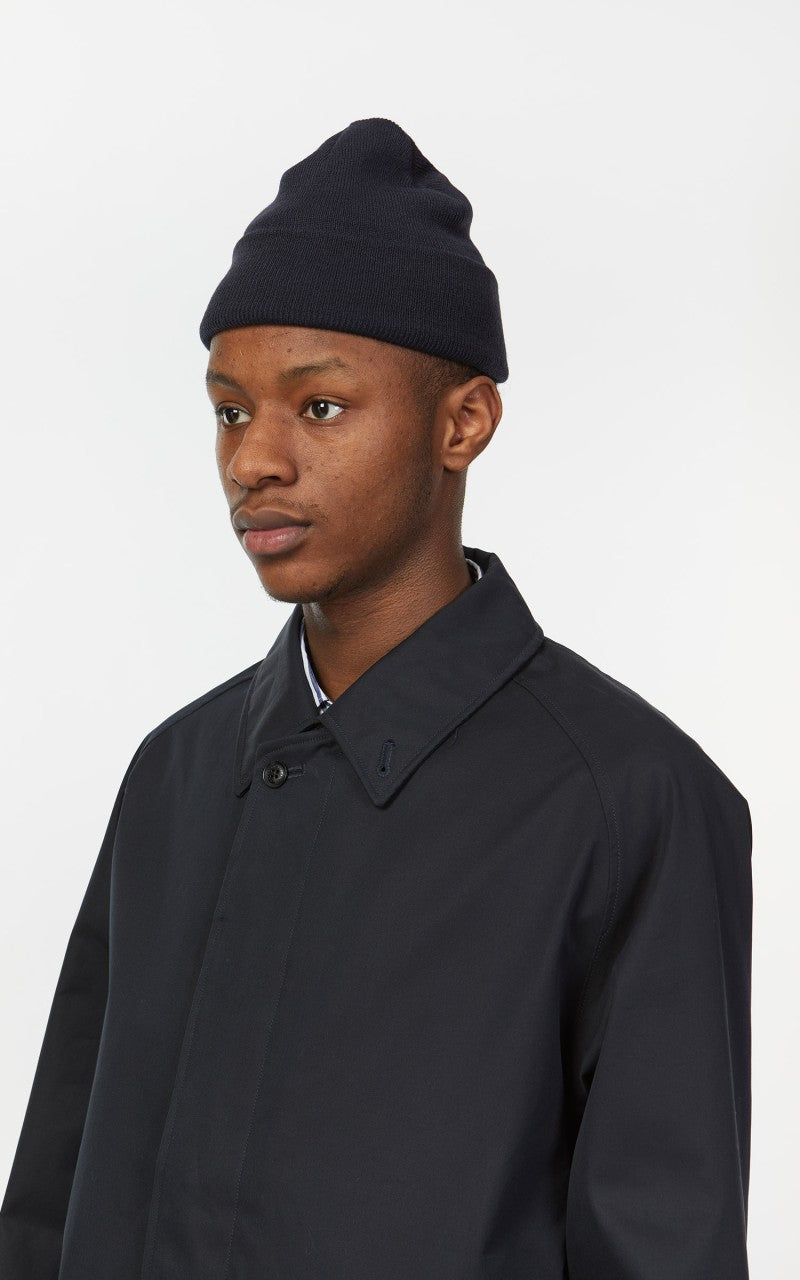 Nanamica GORE-TEX Balmacaan Coat Navy