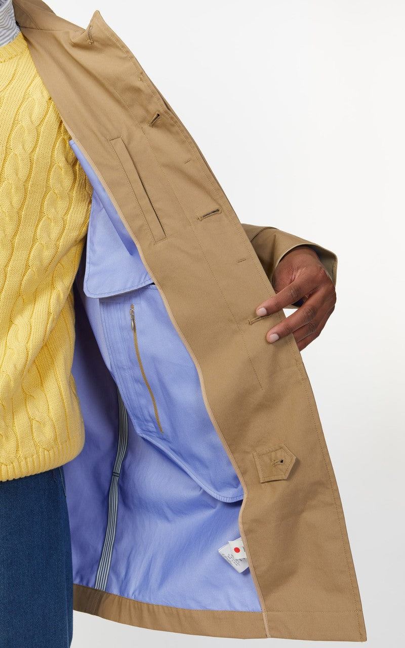 Nanamica GORE-TEX Soutien Collar Coat Beige