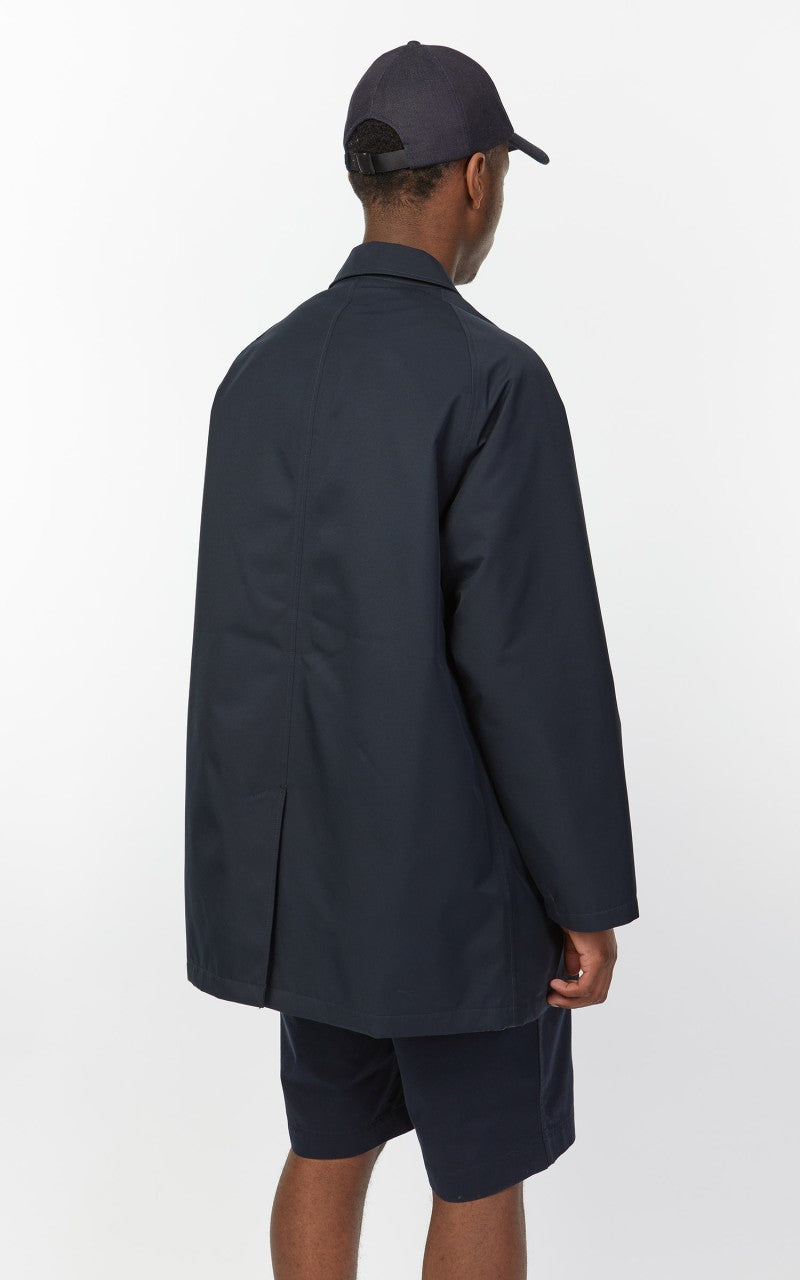 Nanamica 2L GORE-TEX Short Soutien Collar Coat Navy