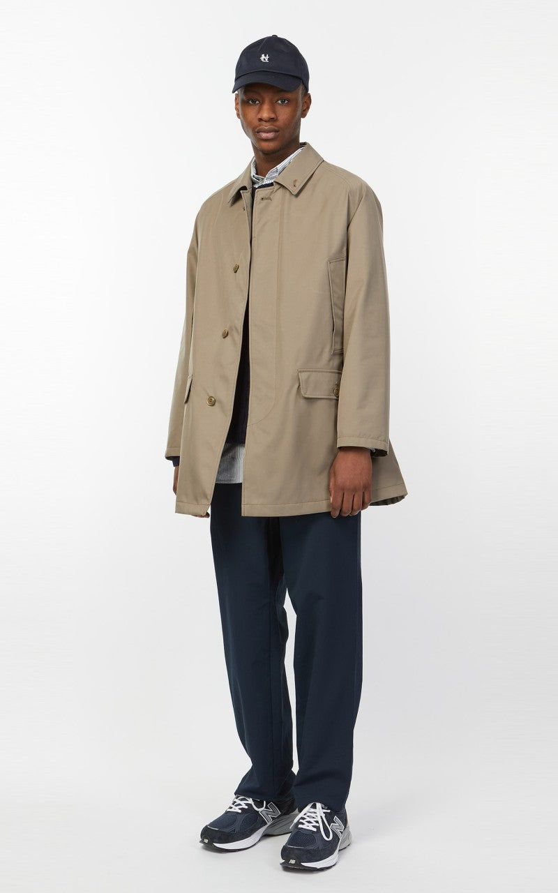 Nanamica 2L GORE-TEX Short Soutien Collar Coat Beige