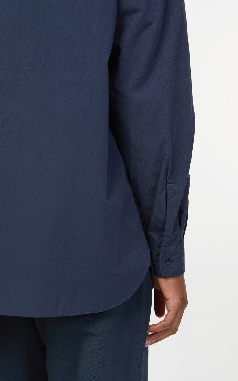 Nanamica Regular Collar Wind Shirt Dark Navy