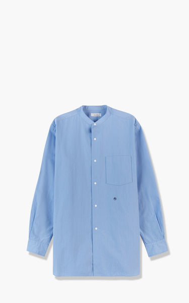 Nanamica Band Collar Wind Shirt Sax