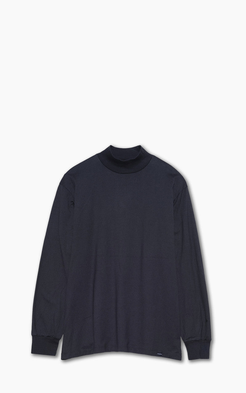 Nanamica Mock Neck L/S Tee Navy