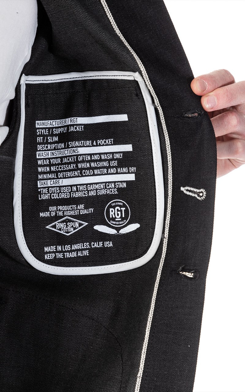 Rogue Territory Supply Jacket Stealth Selvedge 15oz