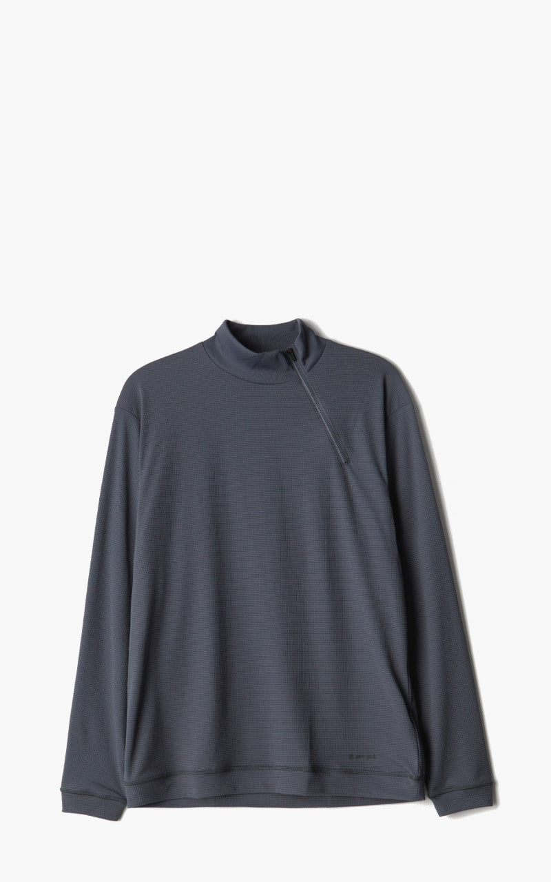 Snow Peak Pe Power Dry Half Zip Pullover Grey