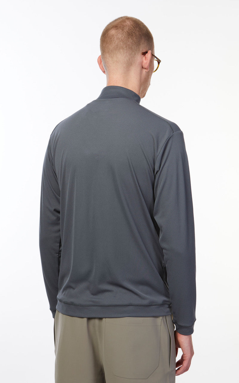 Snow Peak Pe Power Dry Half Zip Pullover Grey