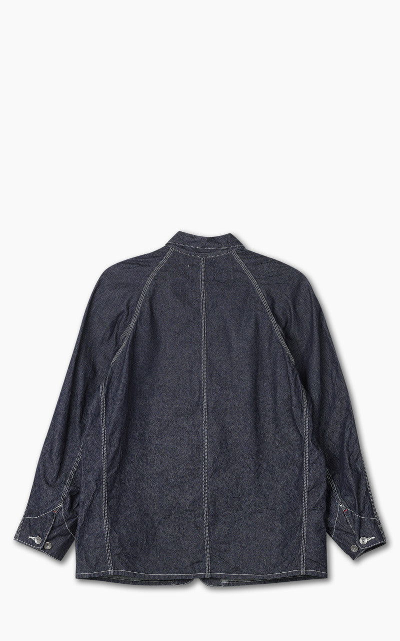 Samurai Jeans HJCA-D10oz Chore Jacket Selvedge Pure Indigo 10oz