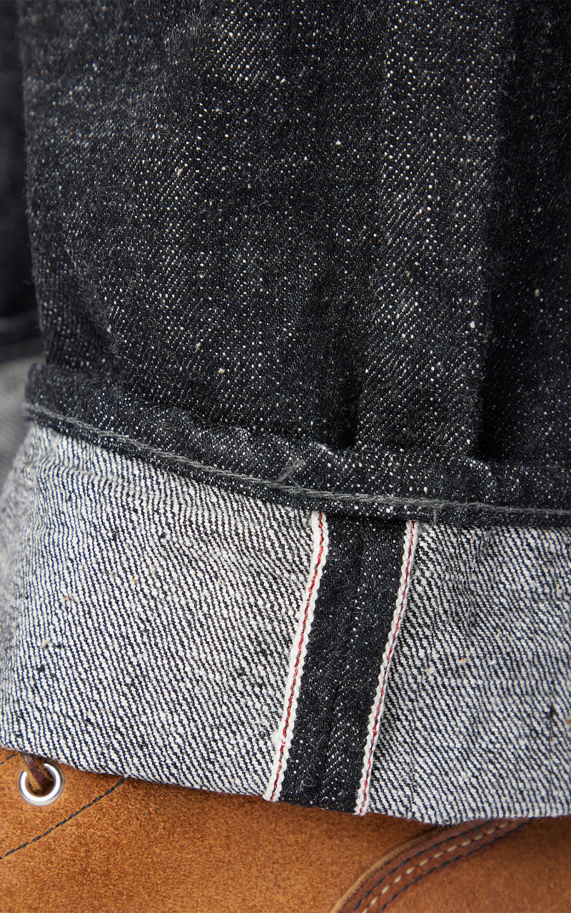 Samurai Jeans S5000BK II Zero Straight Fit Jeans Black 17oz