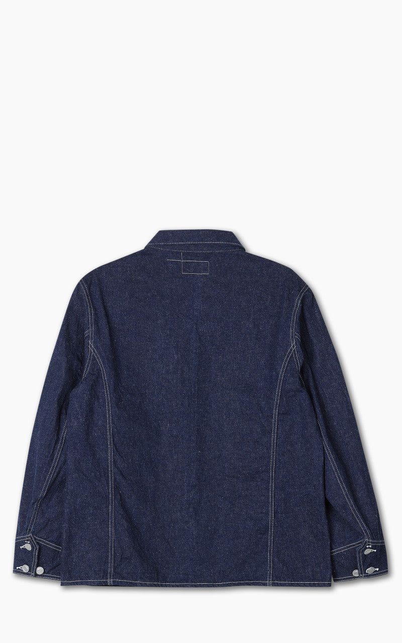 こむぎ Samurai Jeans S50CV-SC01 Chore Jacket Selvedge Indigo 10oz