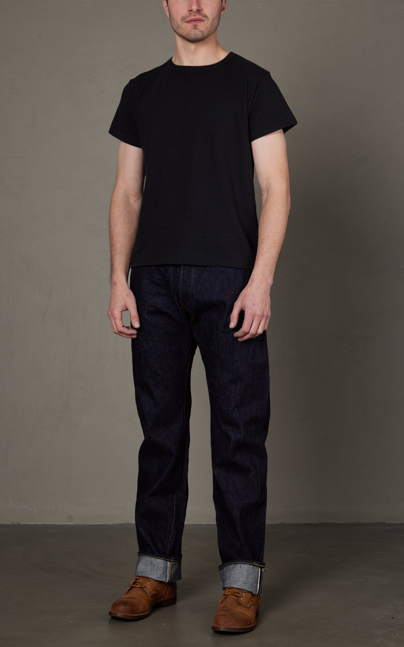 Samurai Jeans SJ2PST-Crew Plain Crew Neck 2-Pack T-Shirt Black