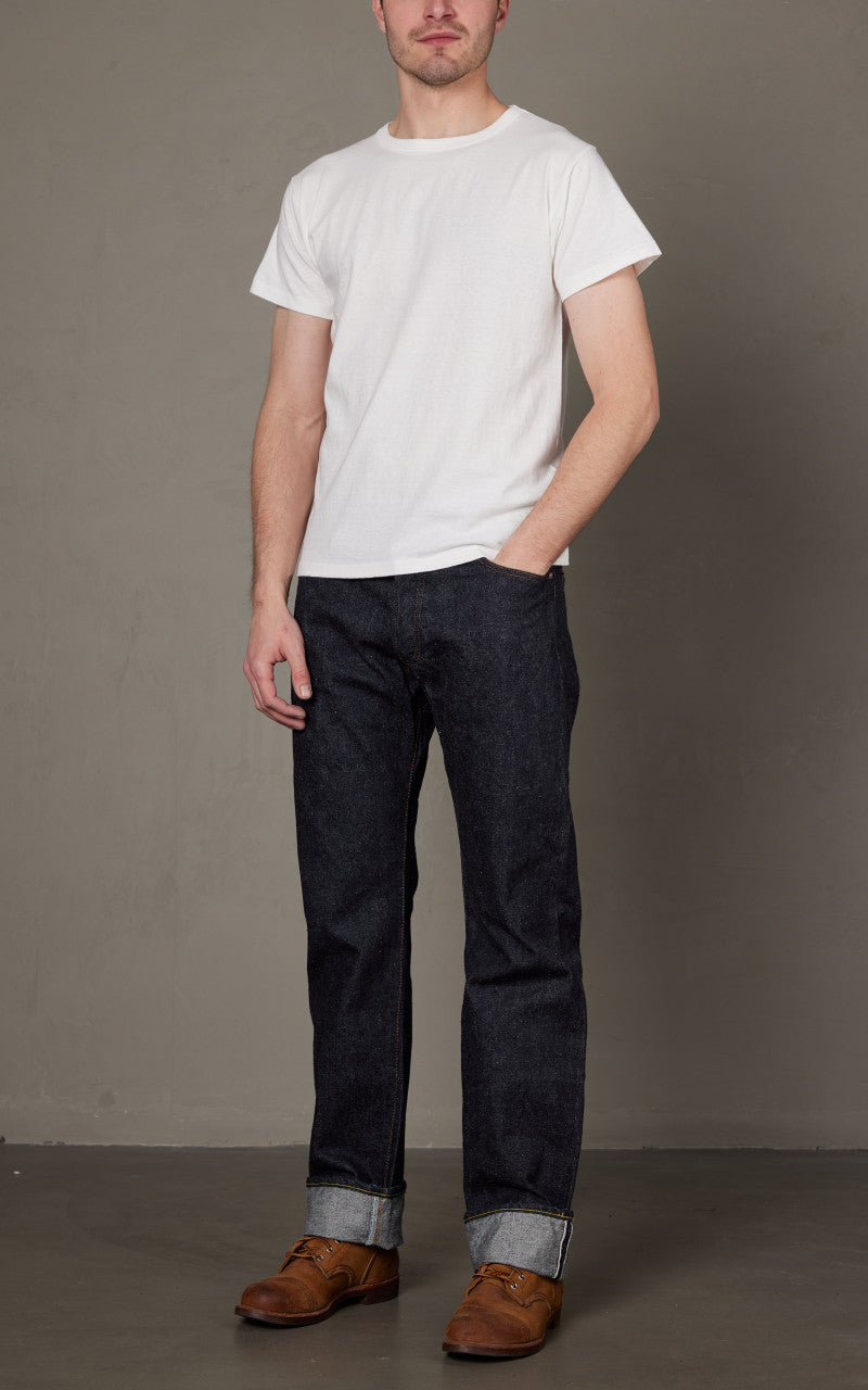 Samurai Jeans SJ2PST-Crew Plain Crew Neck 2-Pack T-Shirt White
