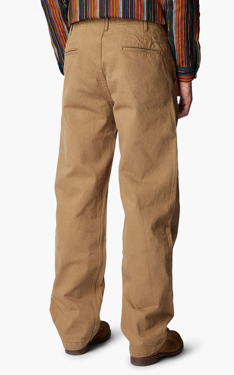 Samurai Jeans SJ48CP Wide Straight Chino Selvedge Khaki 15oz