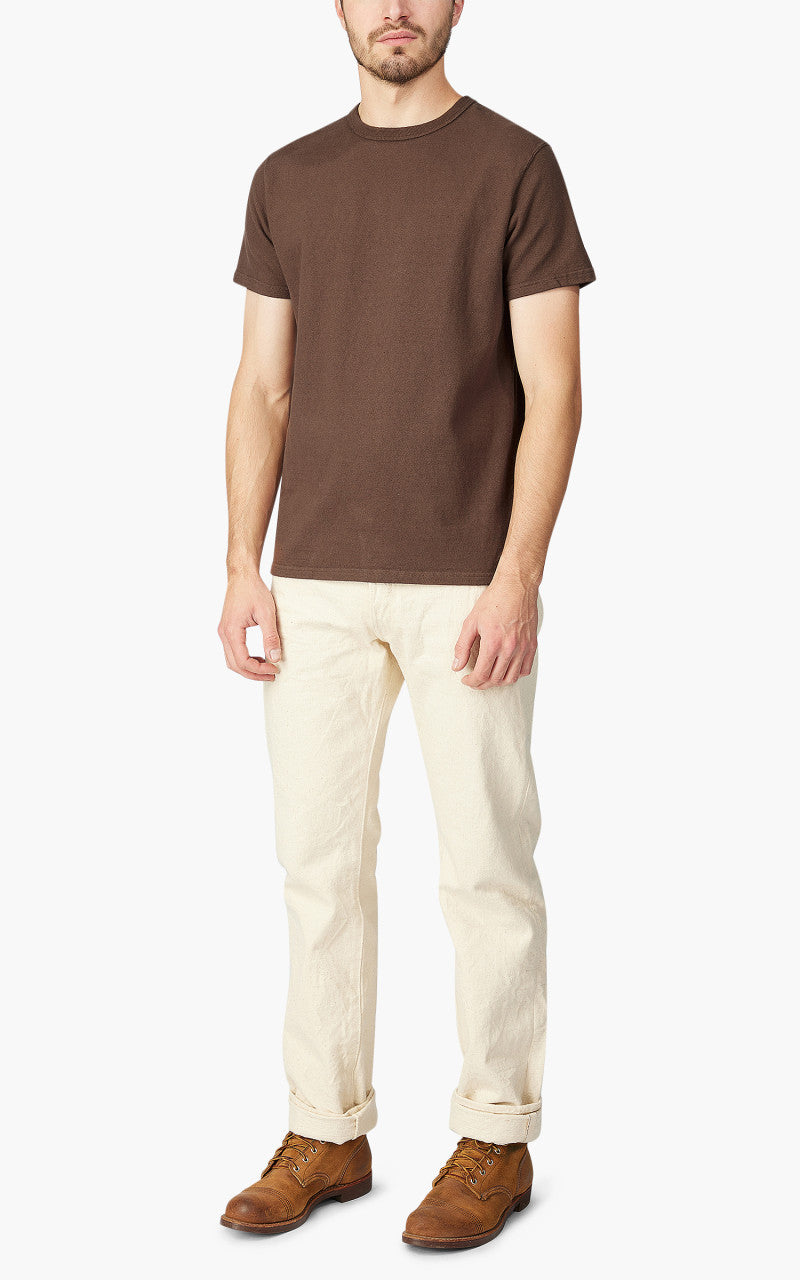 Samurai Jeans SJST-SC01 Japanese Cotton Made Crew Neck Tee Kuri Dark