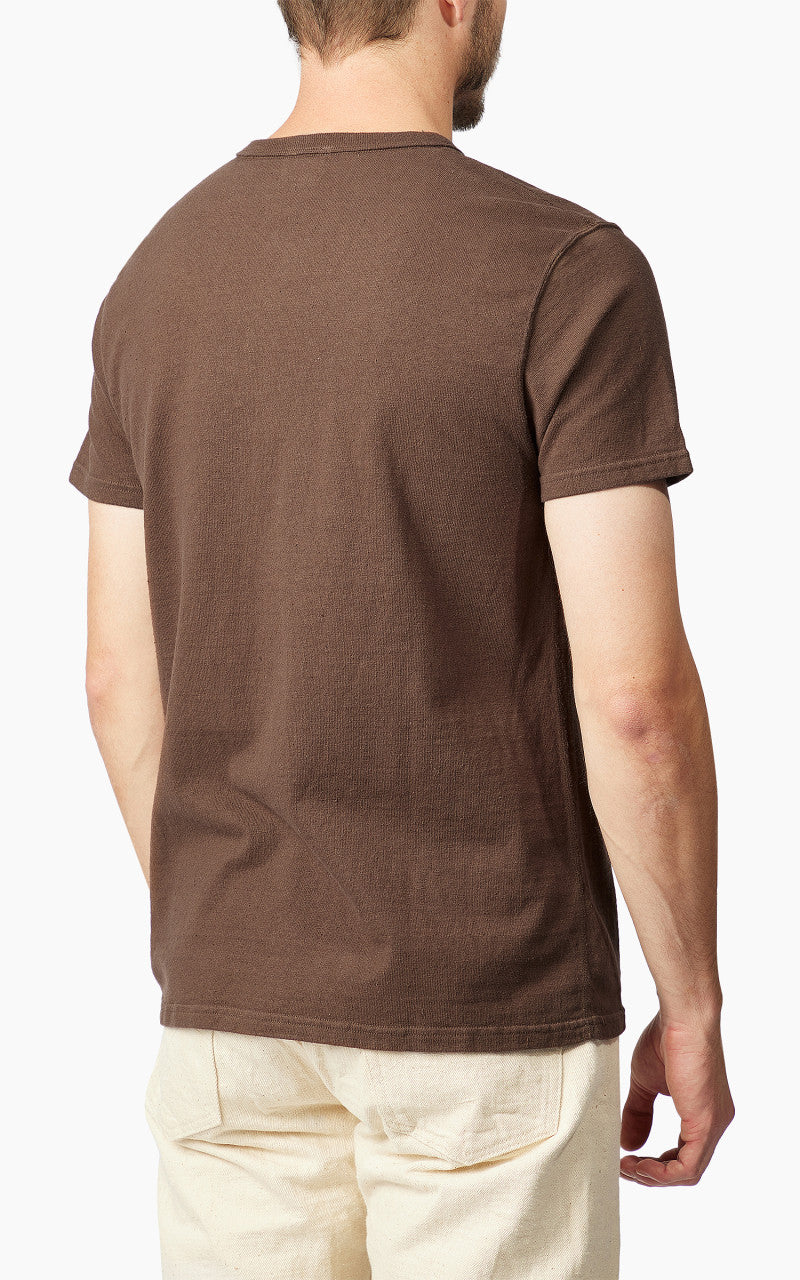 Samurai Jeans SJST-SC01 Japanese Cotton Made Crew Neck Tee Kuri Dark