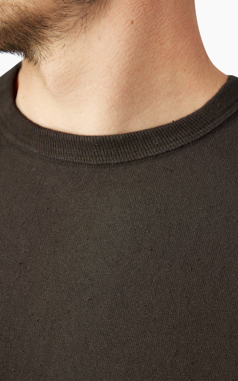 Samurai Jeans SJST-SC01 Japanese Cotton Made Crew Neck Tee Kuromame