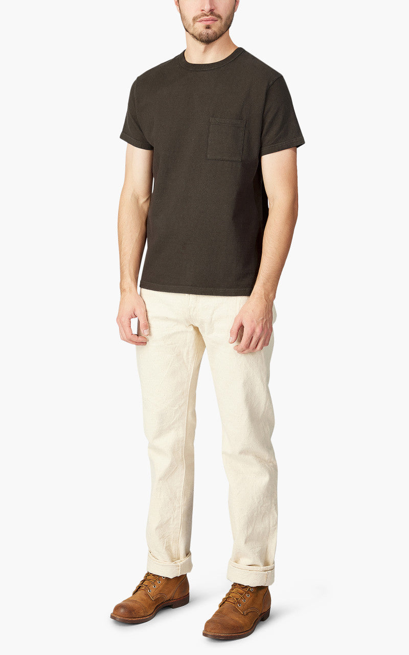 Samurai Jeans SJST-SC03 Japanese Cotton Made Pocket Tee Kuromame