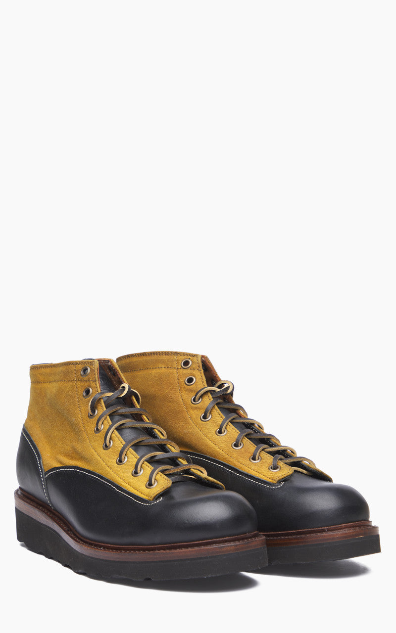 Sandmann Prisoner Boots Black Waxed Gold