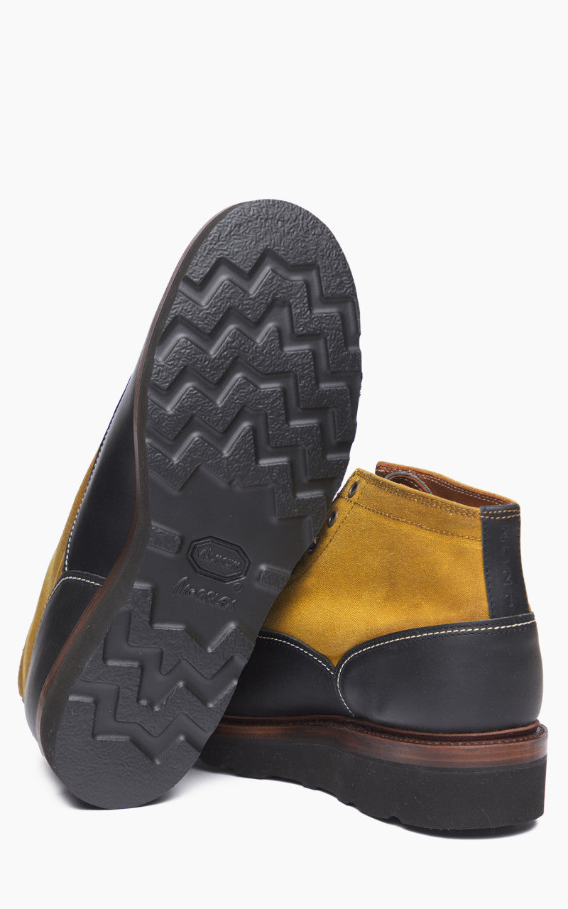 Sandmann Prisoner Boots Black Waxed Gold