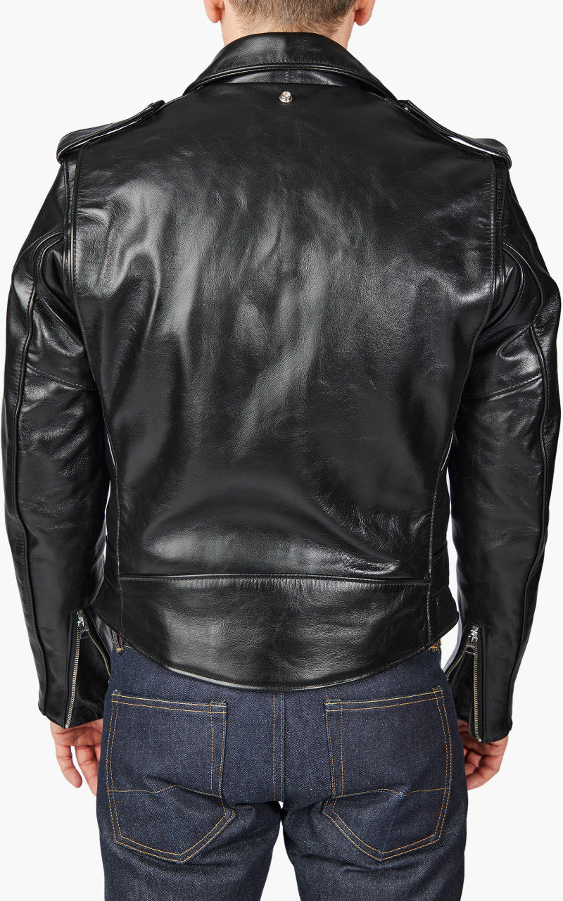 Schott NYC 618HH Horsehide Perfecto Leather Jacket Black